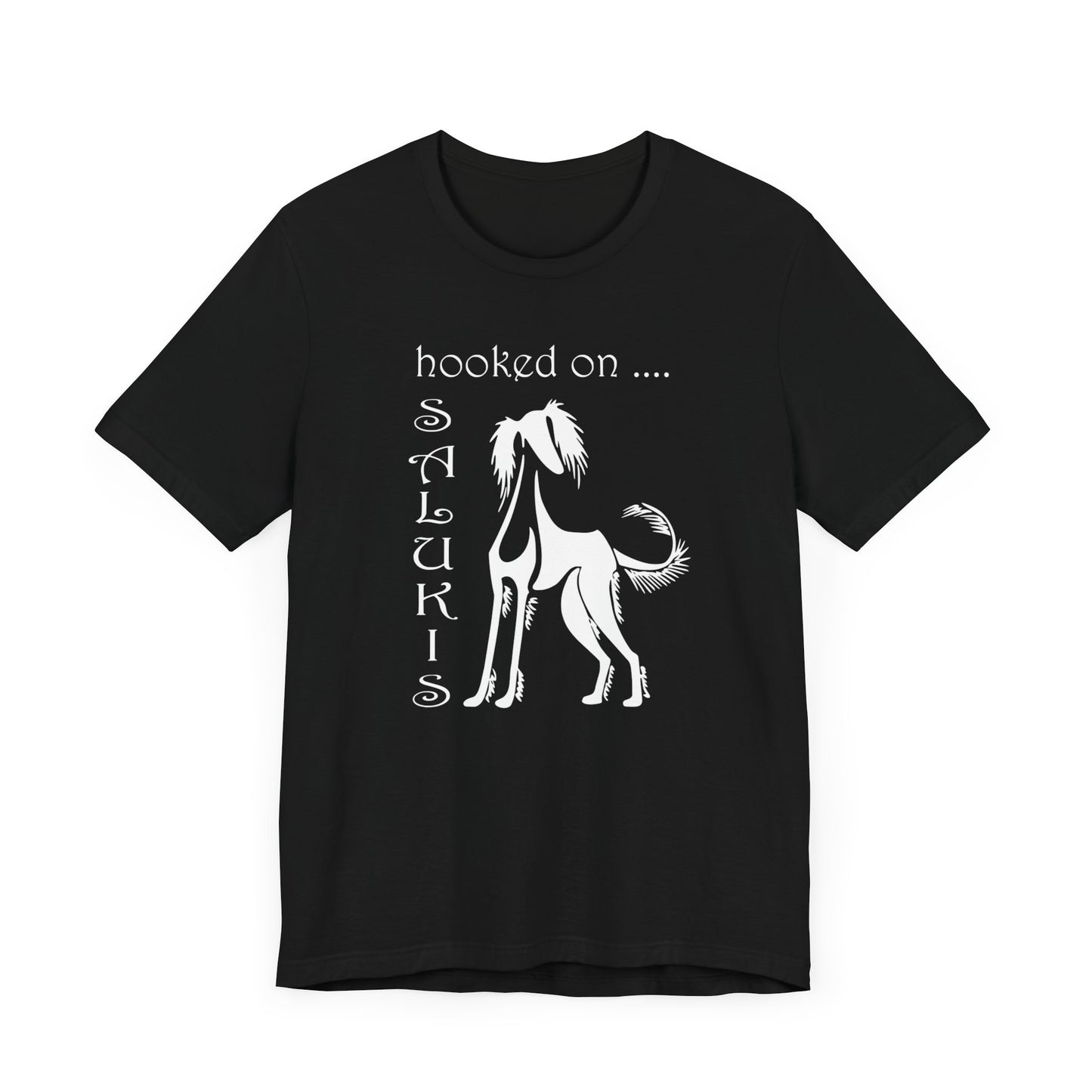 Unisex Jersey Short Sleeve Tee featuring Saluki dog breed motif