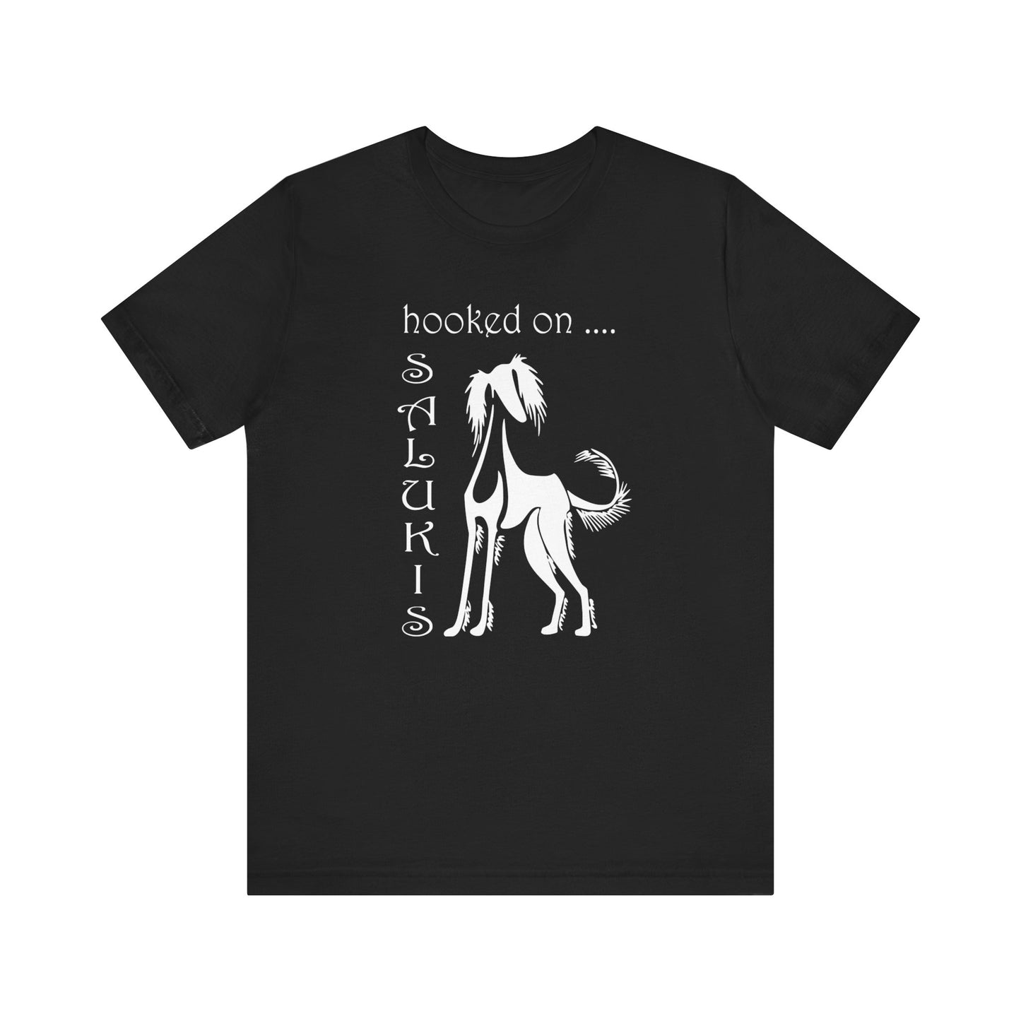 Unisex Jersey Short Sleeve Tee featuring Saluki dog breed motif
