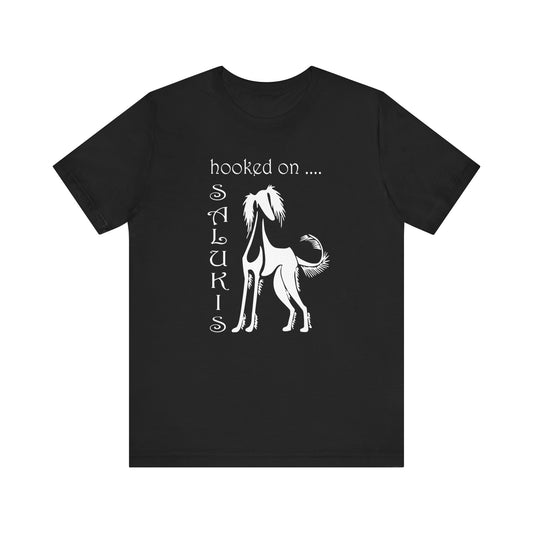 Unisex Jersey Short Sleeve Tee featuring Saluki dog breed motif